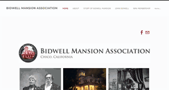 Desktop Screenshot of bidwellmansionassociation.com