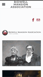 Mobile Screenshot of bidwellmansionassociation.com